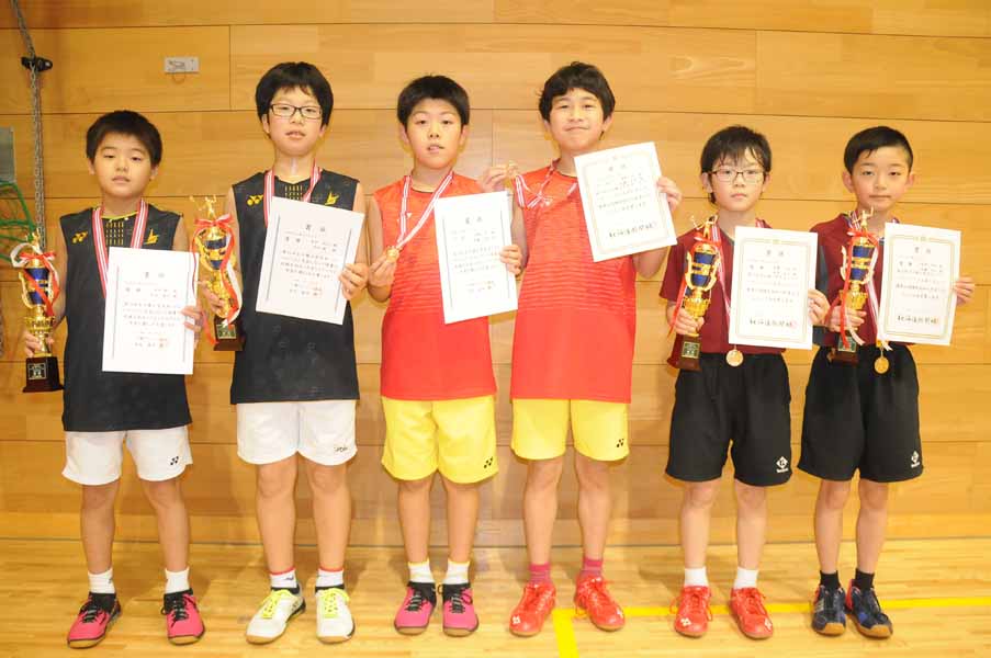 室蘭地区バドミントン協会の男子3ペア3個人が上位入賞 第33回全十勝小学生オープンバドミントン大会 室蘭民報社 電子版