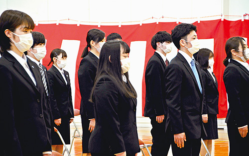 新たな目標に向かって 市内２校で入学式 市立室蘭看護専門学院と室蘭養護学校 室蘭民報社 電子版