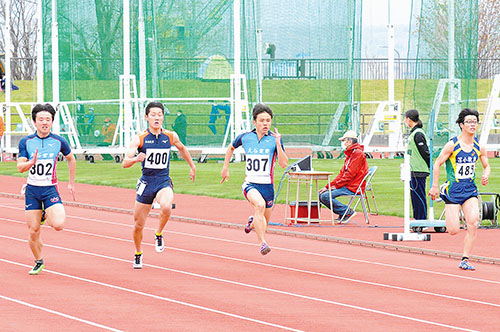 好記録へ全力疾走 室蘭地方陸上競技協会 第1回記録会 室蘭民報社 電子版