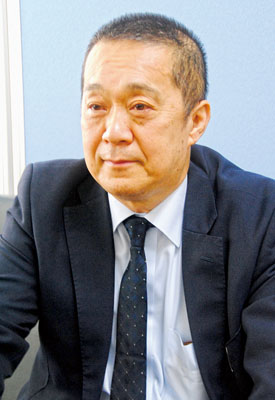 写真：連合室蘭会長　日西和広さん