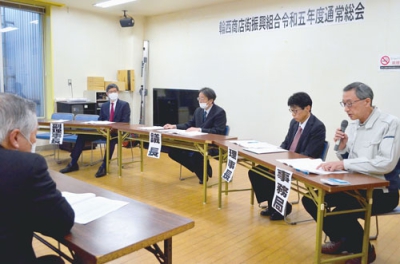 写真：新年度の事業計画や予算について決めた通常総会