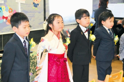 写真：卒園した子どもたち（提供写真）