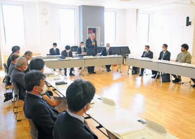 写真：本年度の事業計画を決めた姉妹都市等都市間交流協会の定期総会