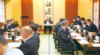 写真：本年度の事業計画などを決めた登別職業訓練協会と登別技能協会の総会