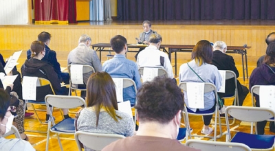 写真：記念事業推進計画などを決めた設立総会