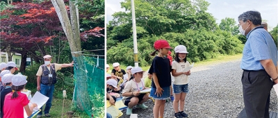 写真：学ぶ登別小学校の児童たち（提供写真）