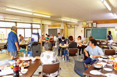 写真：４年ぶりに開いた田舎まつりの様子