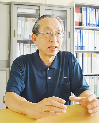 写真：「客観的な数字を基に経営を分析できる」と語る三好製作所の川村社長