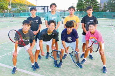 写真：大会に意気込む海星学院の選手たち