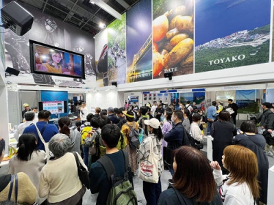 写真：西胆振の魅力を発信したツーリズムＥＸＰＯ（提供写真）
