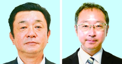 写真：小西秀延氏（左）、広地紀彰氏