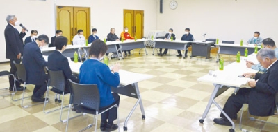 写真：３年ぶりに登別市へ要望書を提出することを決めた登別商議所の部会長会議