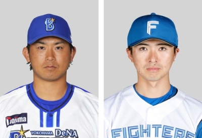 写真：ＤｅＮＡの今永昇太投手、日本ハムの上沢直之投手