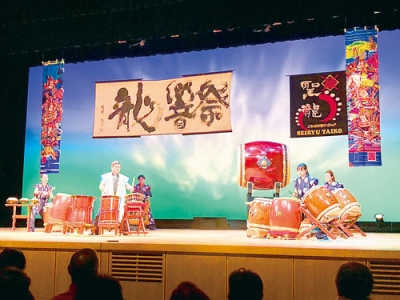 写真：勇ましい演奏を披露した龍響祭（提供写真）