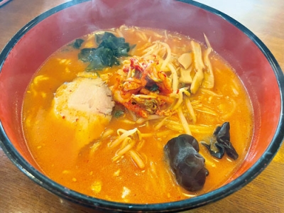 写真：期間限定で再登場した「味噌キムチラーメン」