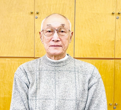写真：柏木町悠楽会の田中会長