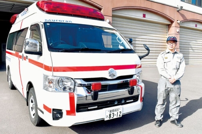 写真：救急現場の第一線で活躍する更新された車両