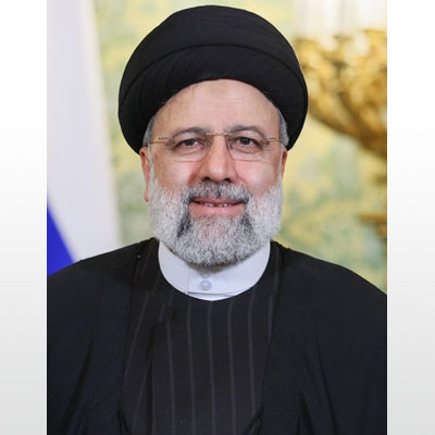 写真：イランのライシ大統領（タス＝共同）