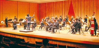 写真：幅広い楽曲で聴衆を楽しませたフォルクブラスカペレの定演