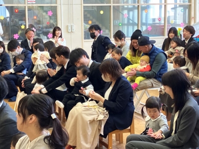 写真：入園した子どもたち（提供写真）