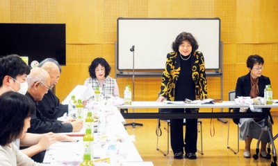 写真：２０２５年度事業などを決めた室蘭演奏家協議会の総会