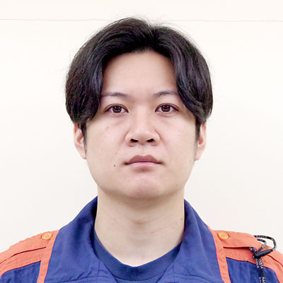写真：室蘭市消防本部予防課予防係　藤山翼さん