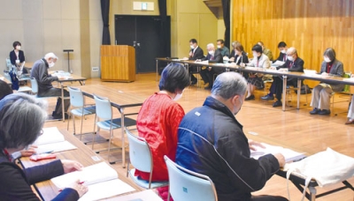 写真：有珠山噴火に備えた研さんなど本年度事業を決めた総会