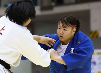 写真：柔道の全日本選抜体重別選手権女子７８キロ超級で優勝した高橋瑠璃＝福岡国際センター