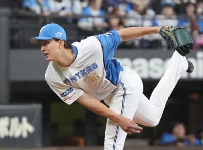 写真：西武戦に先発し、６回１失点で今季初勝利を挙げた日本ハム・達＝エスコンフィールド