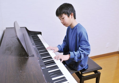 写真：自分なりに楽しんで続けていきたいと話す、山口稟翔さん