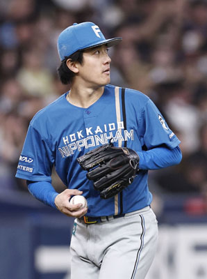 写真：４回、オリックスに先制を許した日本ハム先発の北山＝京セラドーム
