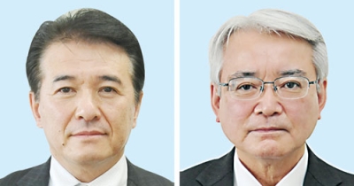 写真：千田文孝氏（左）、小栗義朗氏