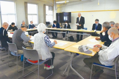 写真：本年度の活動計画を決めた定期総会