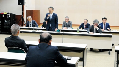 写真：２５年度事業を決めた室蘭市建設業協会の通常総会