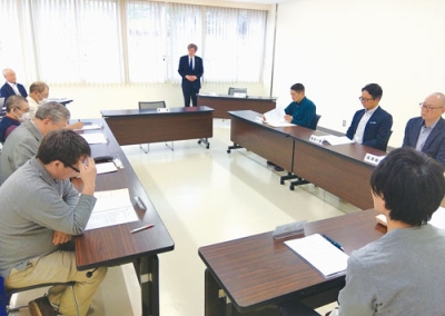 写真：大滝総合支所で開かれた第１回大滝区協議会