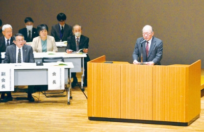 写真：２５年度事業計画など決めた総会