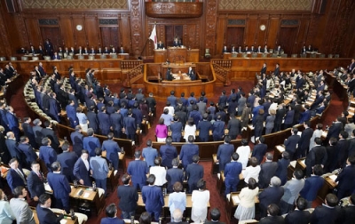 写真：年金制度改革法案を可決した衆院本会議＝３０日午後