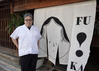 写真：京生麩の老舗「麩嘉」の７代目店主・小堀周一郎さん