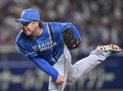 写真：中日戦に先発した日本ハム・金村＝バンテリンドーム