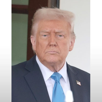 写真：トランプ米大統領（ゲッティ＝共同）