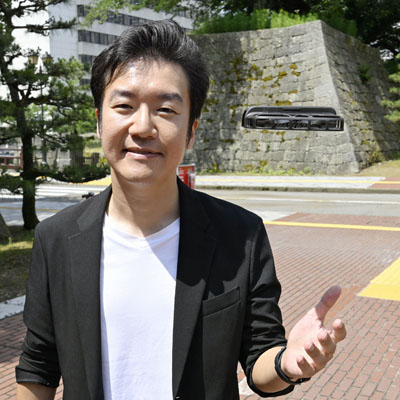 写真：福井県庁の「ドローン活用ディレクター」に抜てきされた朝井範仁さん
