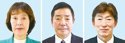 写真：（左から）高橋はるみ氏、勝部賢志氏、岩本剛人氏