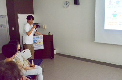 写真：糖尿病の症状や予防方法を学んだ教室