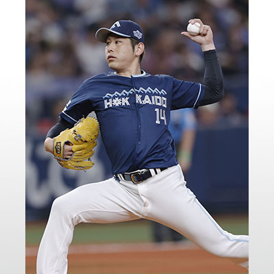 写真：オリックス戦に先発した日本ハム・加藤貴＝京セラドーム