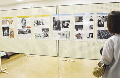 写真：平和の大切さと戦争の悲惨さを伝える平和展