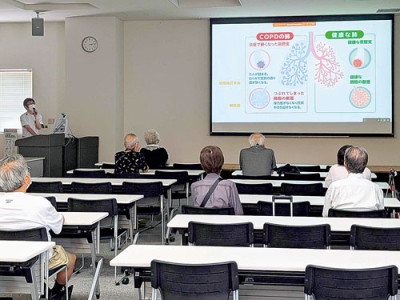 写真：呼吸器疾患ＣＯＰＤについて学んだセミナー