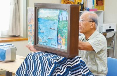 写真：見る人の胸を打った「室蘭子どもと環境・平和を創る会」の紙芝居上演