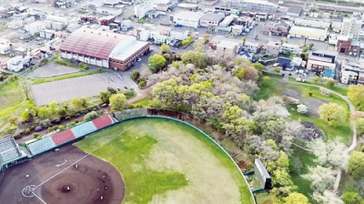 写真：「清掃中」室蘭編の舞台となる中島公園