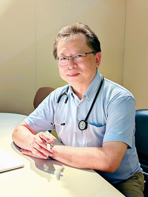 写真：白老診療所を担当する池田医師