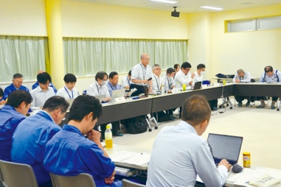 写真：ＰＣＢ処理の進ちょく状況などが報告された北海道ＰＣＢ廃棄物処理事業広域協議会
